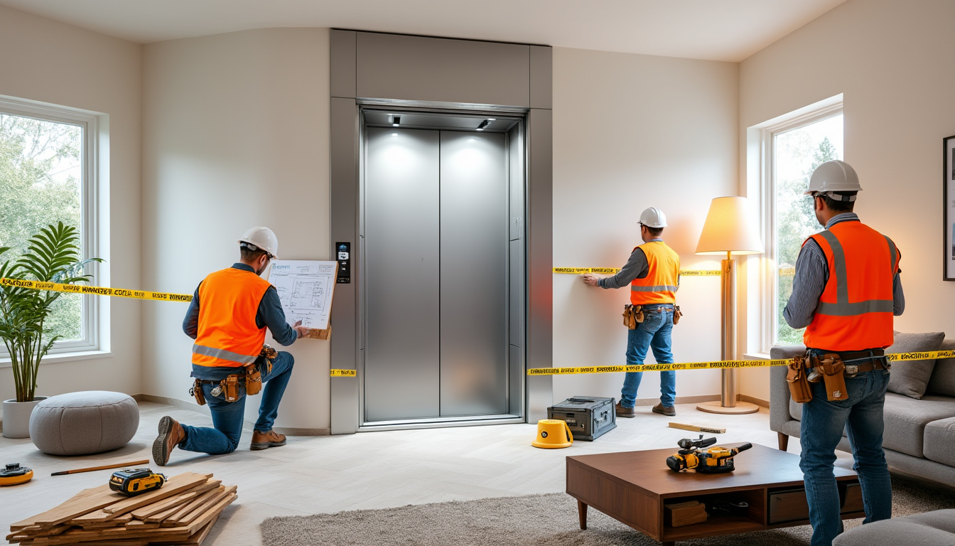 Prix de l'installation d'un monte-charge dans une maison - Jardin et