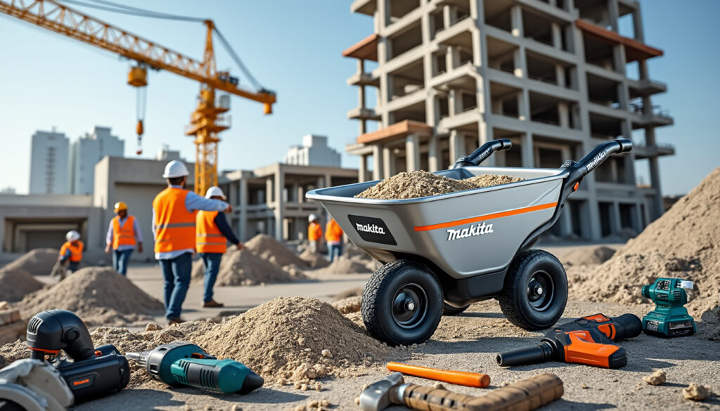 découvrez la brouette électrique makita, un équipement essentiel qui allie performance et efficacité pour vos chantiers. maximisez votre productivité tout en réduisant l'effort physique grâce à sa conception innovante et performante.