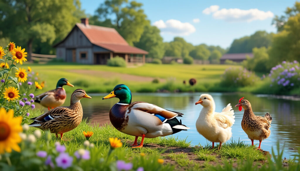 découvrez les meilleures pratiques pour élever des canards et des poules ensemble. apprenez sur leur compatibilité, les conseils essentiels pour assurer leur bien-être et optimiser leur cohabitation dans votre jardin.