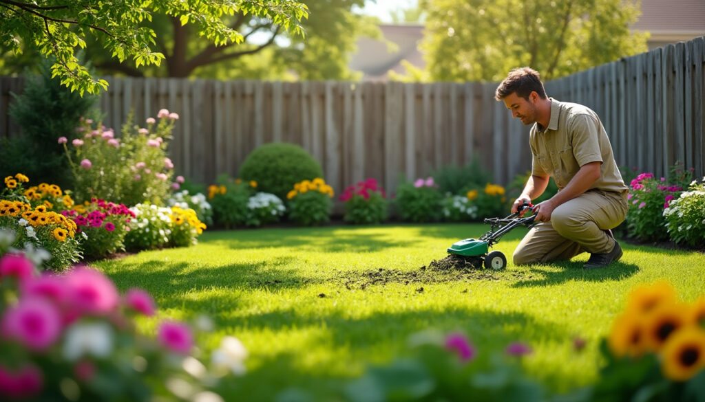 découvrez les techniques efficaces pour utiliser un scarificateur et revitaliser votre pelouse. apprenez à aérer votre sol, éliminer la mousse et favoriser la croissance saine de l'herbe grâce à nos conseils pratiques. obtenez une pelouse verdoyante et en pleine forme !